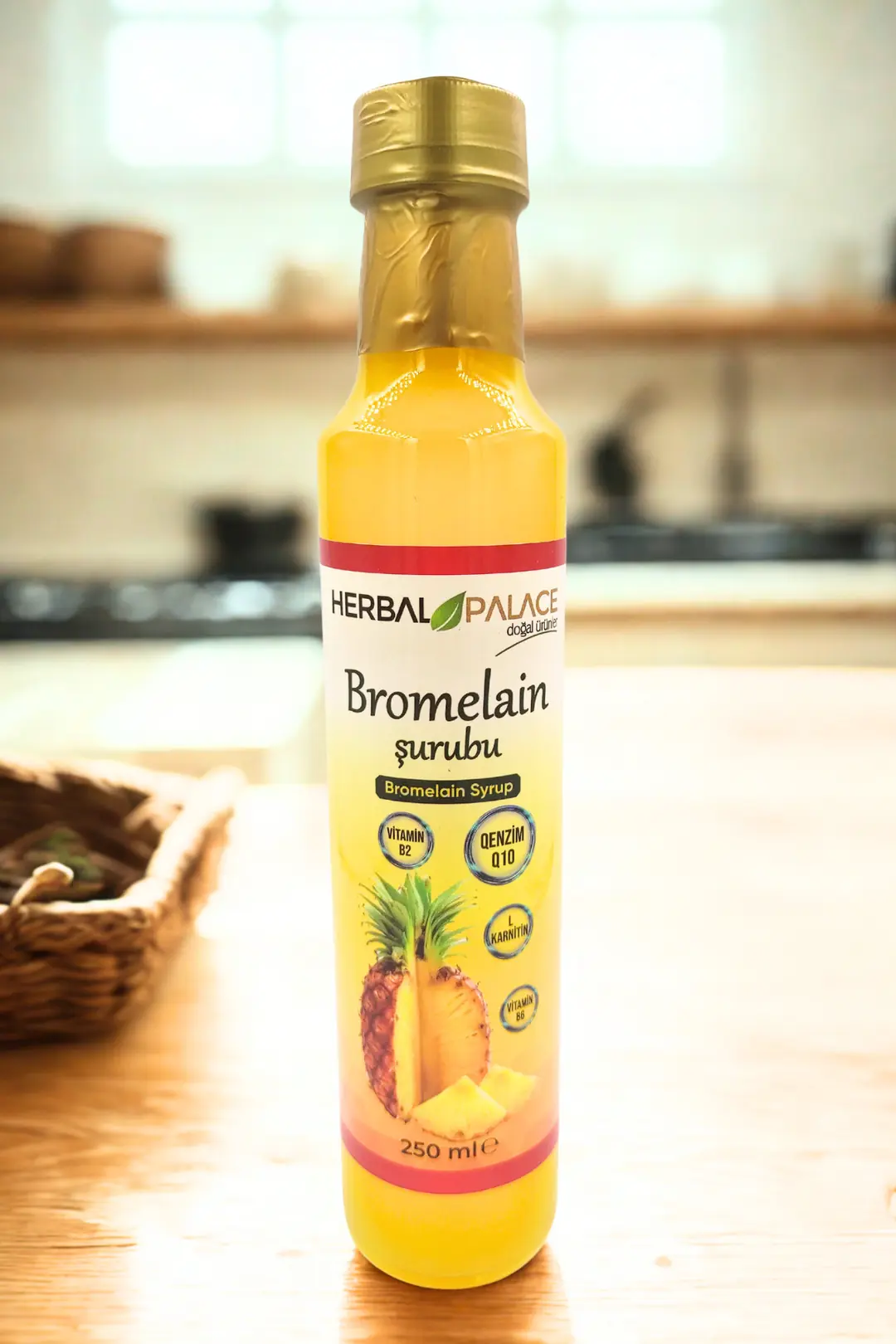 Bromelain Ananas İçeren Detox Şurubu