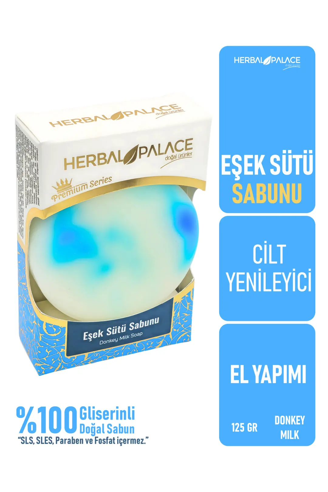 Eşek Sütü Sabunu - Cilt Yenileyici - El Yapımı - Gliserinli