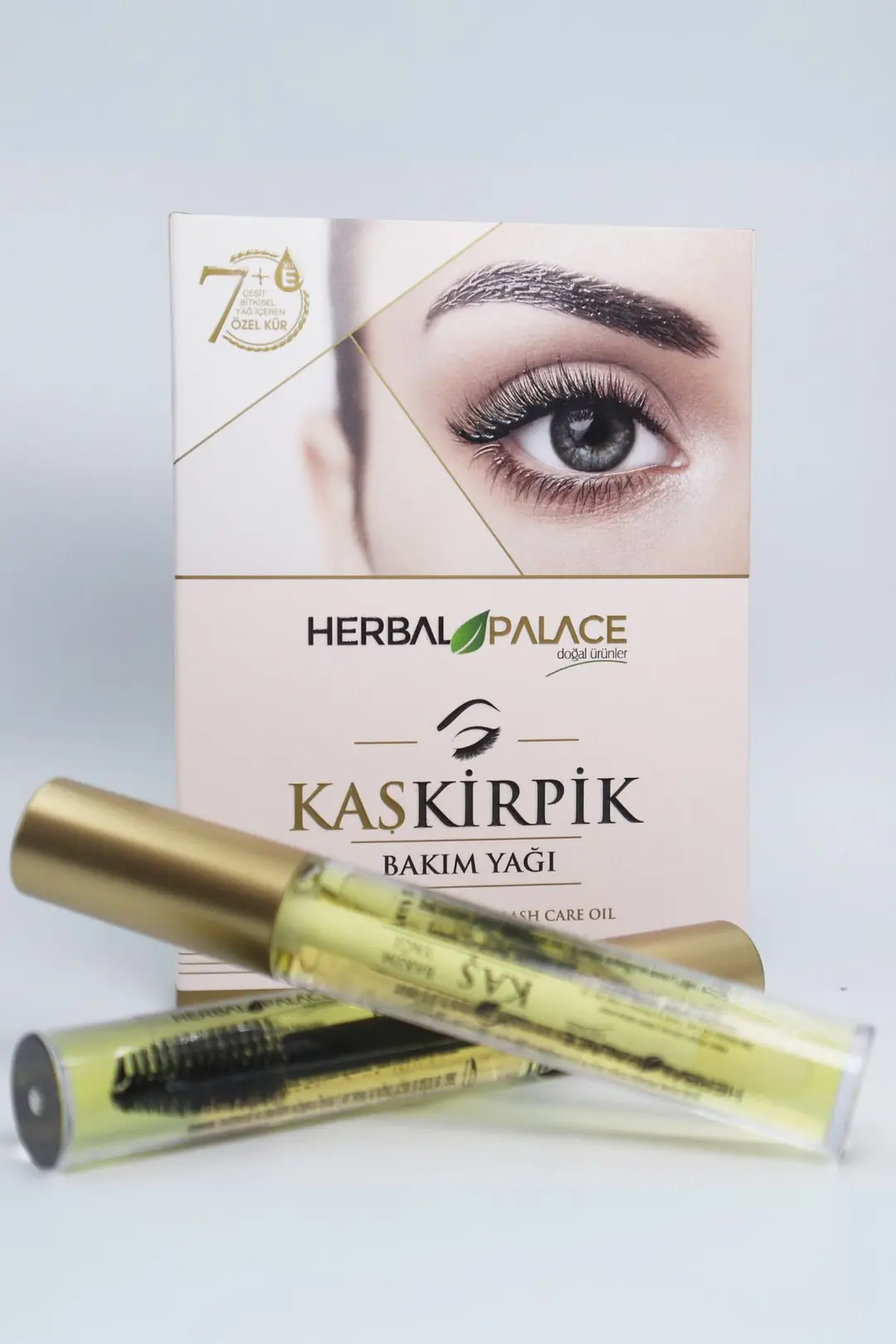 Geleneksel Formül Kaş Kirpik Serumu 2’li – 7 Farklı Yağlı E Vitaminli Hızlı Uzatıcı
