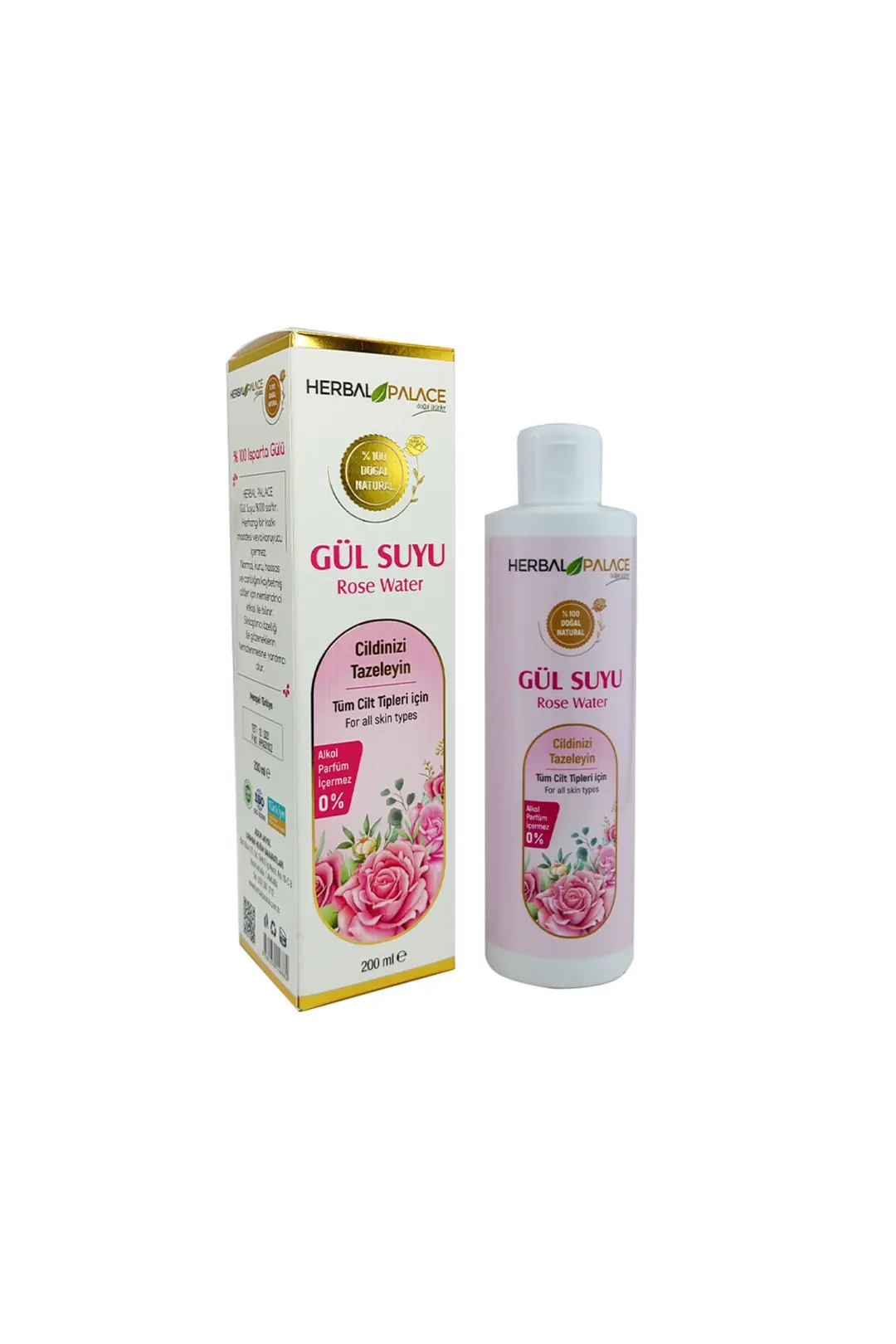 GÜL SUYU %100 SAF 200ML