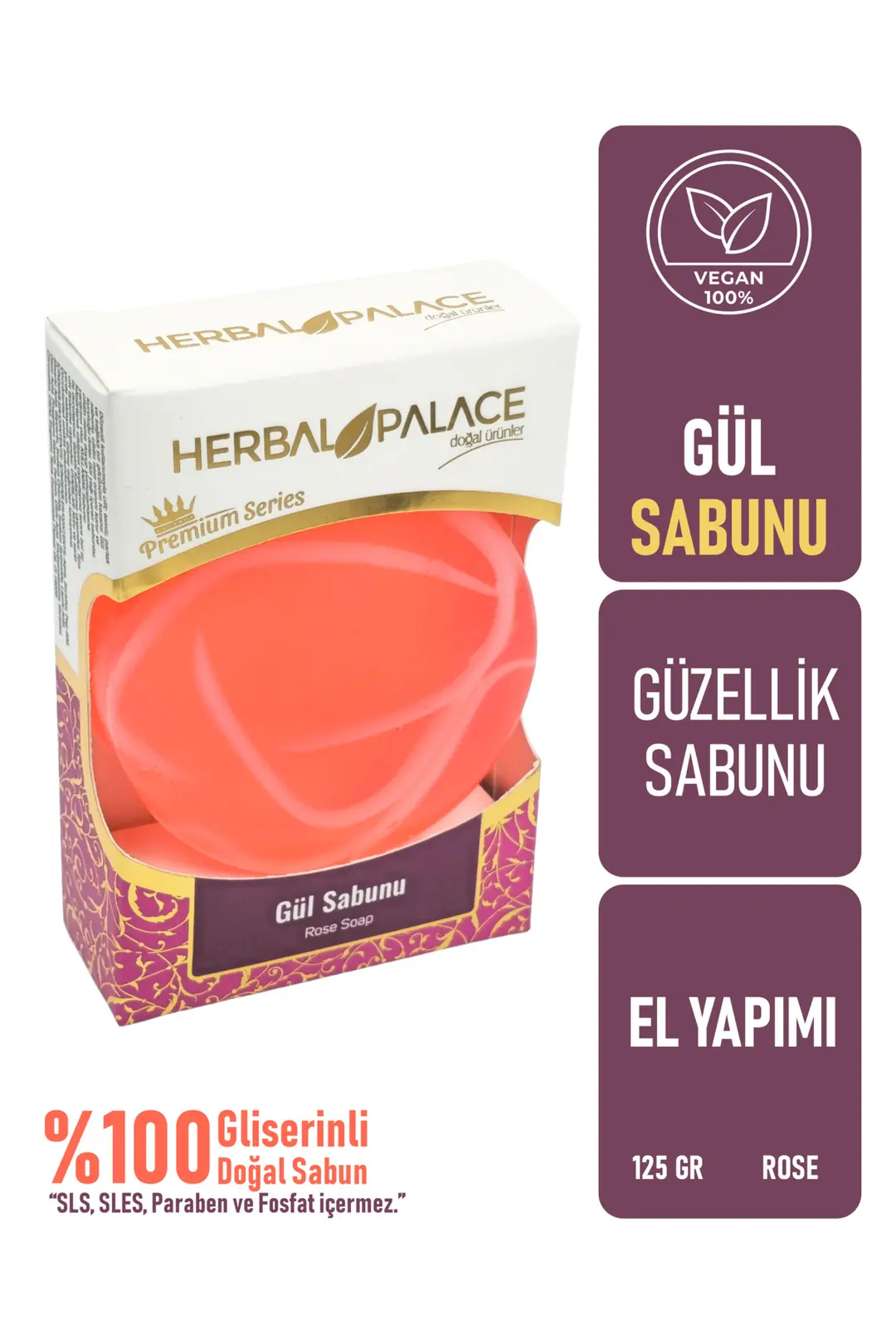 Gül Sabunu - Güzellik - Gliserinli El Yapımı