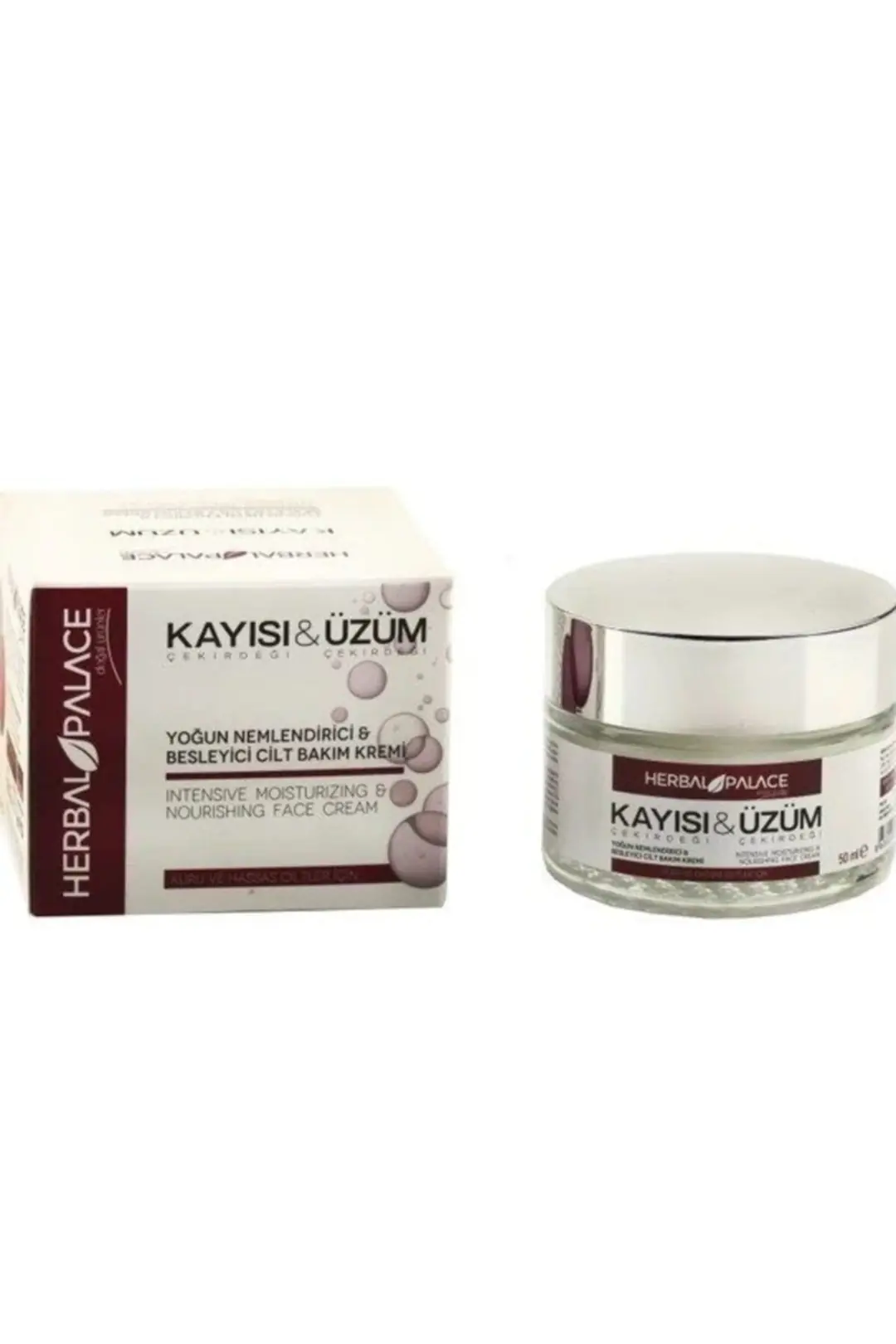 Kayısı Çekirdeği - Üzüm Çekirdeği Kremi 50 Ml (Yoğun Nemlendirici)