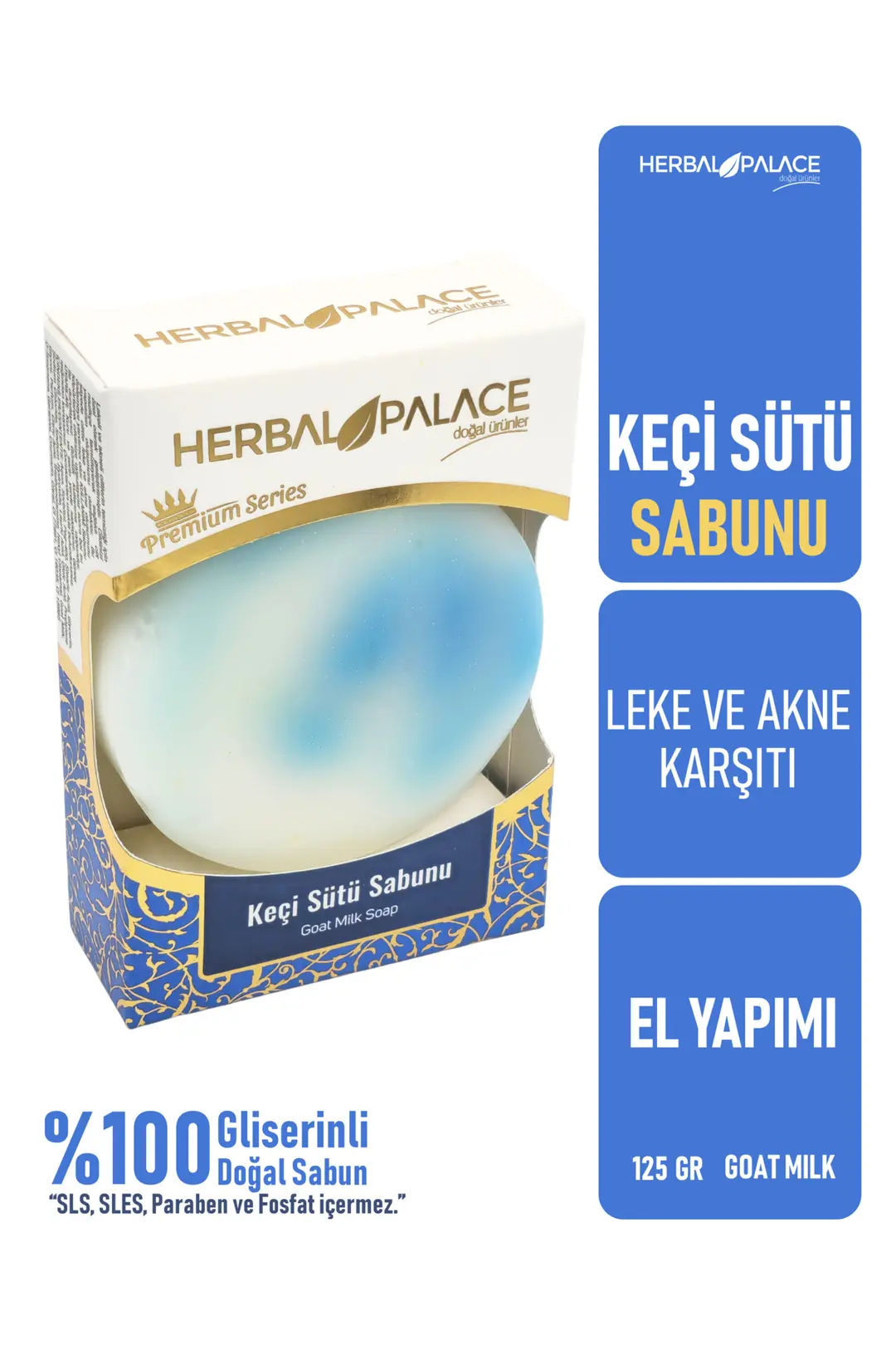 Keçi Sütü Sabunu - Leke Karşıtı Akneli Cilt - Gliserinli El Yapımı